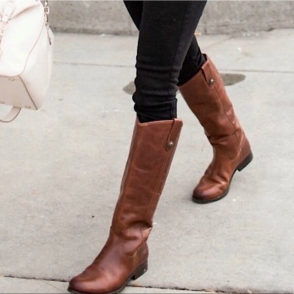 Frye Shoes - Frye Melissa button riding leather boots size 7.5